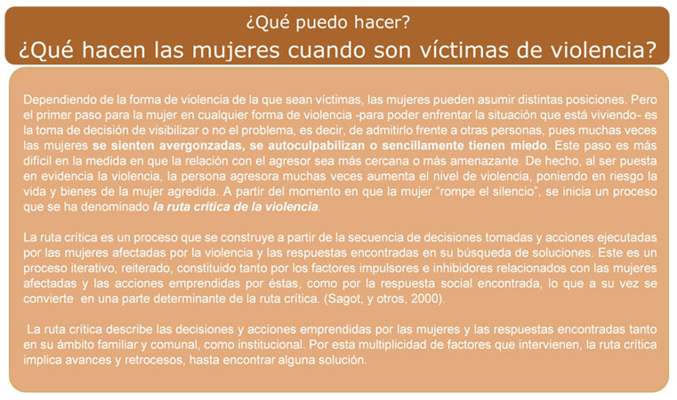 Que hacen las mujeres